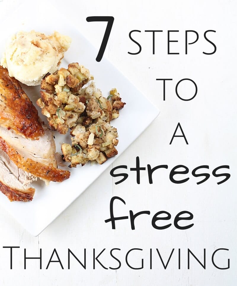 7 Steps To A Stress Free Thanksgiving - Garnish With Lemon