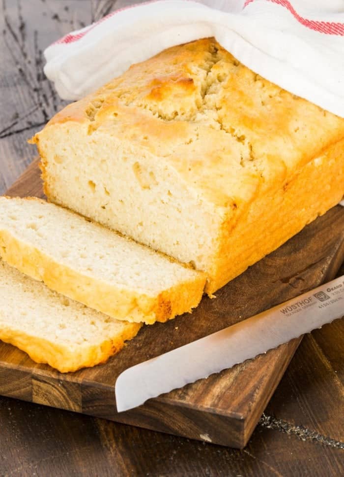 Beer Bread - Garnish with Lemon