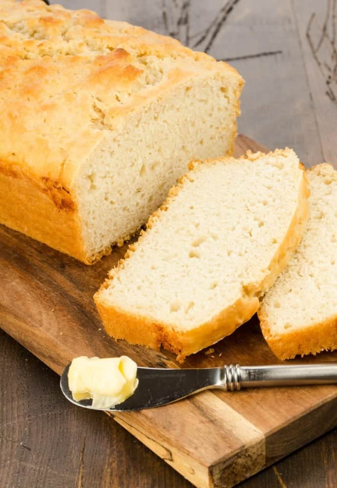 Beer Bread - Garnish with Lemon