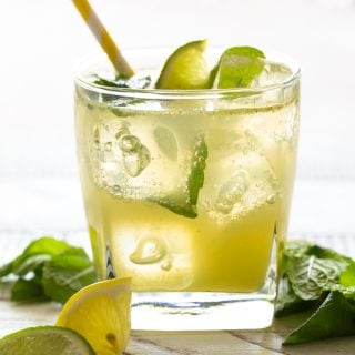 Bootleg Drink Recipe (made with gin, vodka or rum!) - Garnish with Lemon