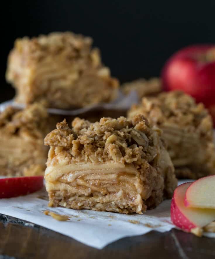 Cinnamon Apple Bars Recipe (better Than Apple Crisp!) - Garnish With Lemon