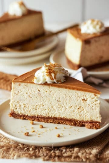 Biscoff Cheesecake - Garnish With Lemon