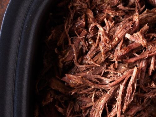 Shredded beef outlet crock pot